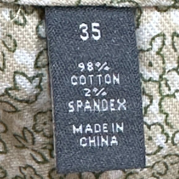 Bonobos The Chino 9" Flat Front Khaki Shorts Size 35 Preppy‎ Golf Button Zipper - Picture 6 of 9